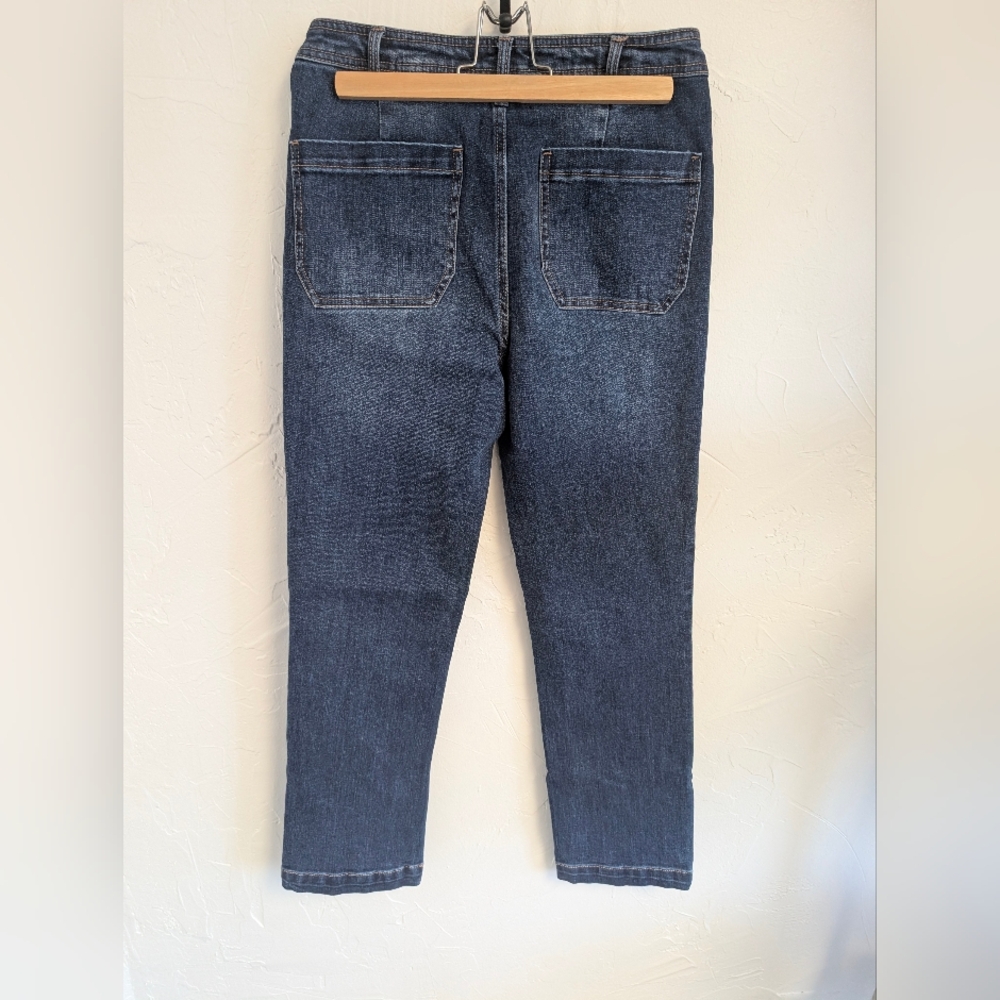 Oat New York Blue Flare & Wide Leg Jeans